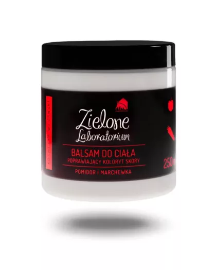 Balsam do ciała poprawiający koloryt. Marchewka i pomidor. 250 ml. Zielone Laboratorium