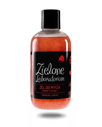 Energetyzujący Żel do Mycia Ciała z Żurawiną i Jabłkiem. 250 ml. Zielone Laboratorium