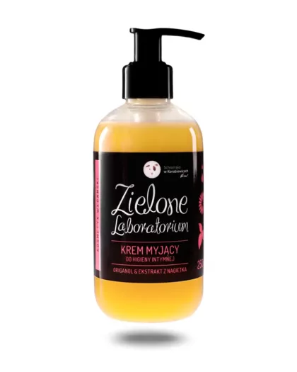 Krem myjący do higieny intymnej. Origanol i nagietkiem. 250 ml. Zielone Laboratorium