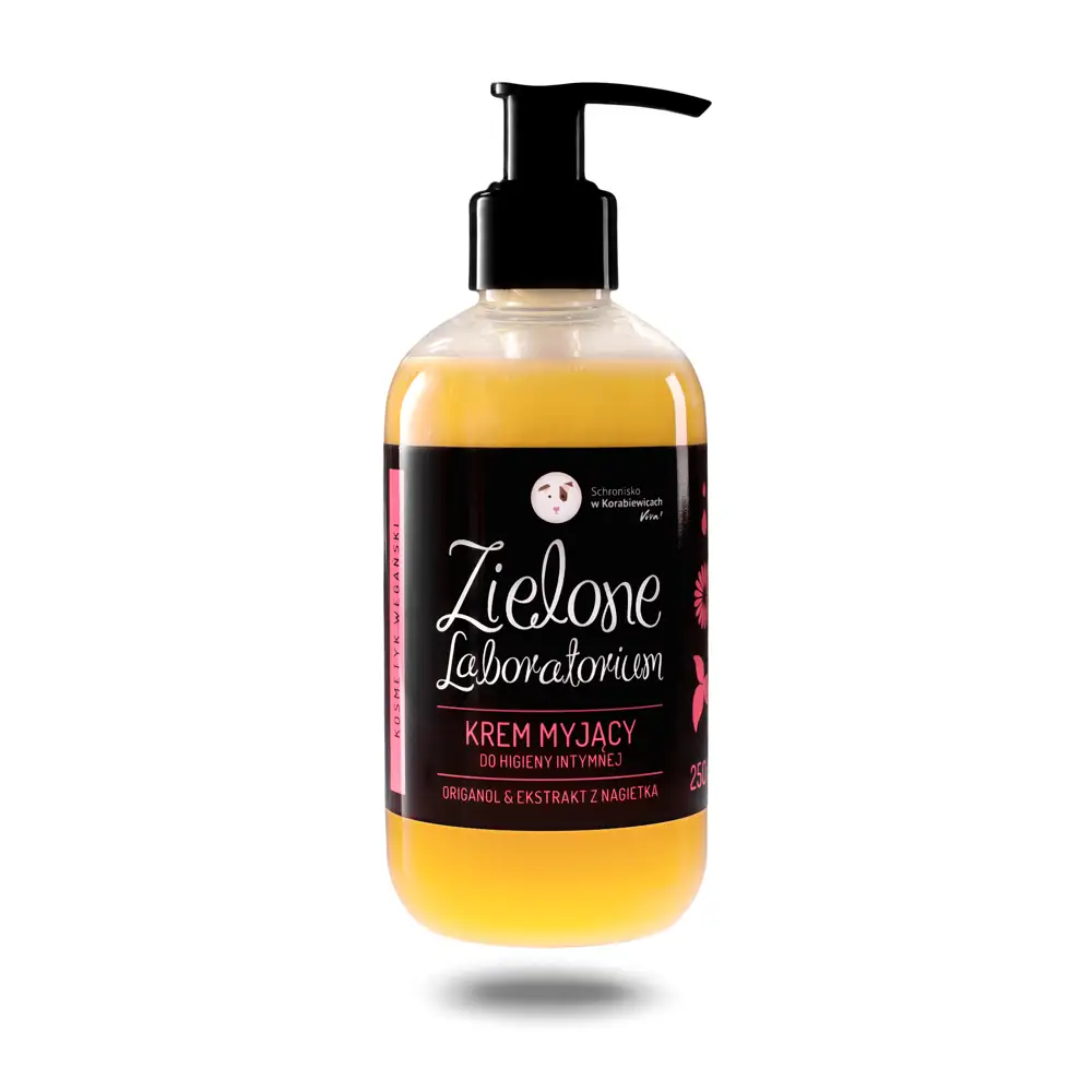 Krem myjący do higieny intymnej. Origanol i nagietkiem. 250 ml. Zielone Laboratorium
