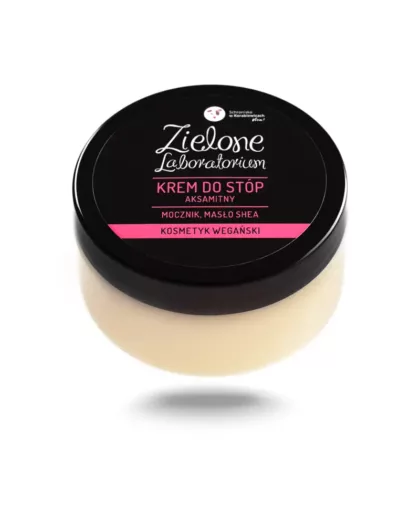 Aksamitny krem do stóp z mocznikiem i masłem shea. 100 ml. Zielone Laboratorium