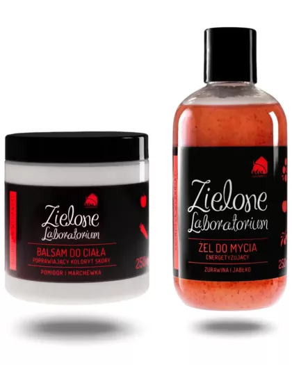 Zestaw prezentowy. Balsam do ciała i żel do mycia. Zielone Laboratorium