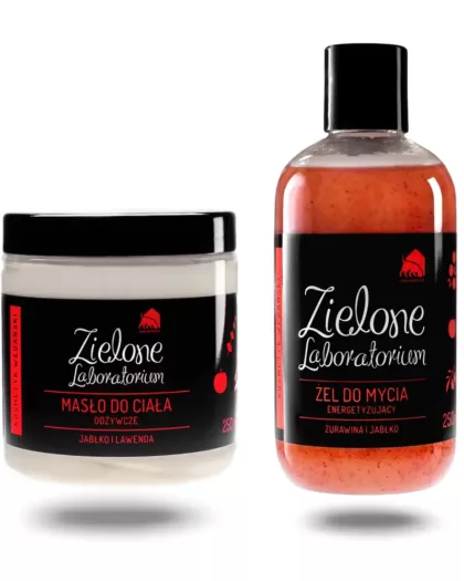 Zestaw prezentowy. Masło do ciała i żel do mycia. Zielone Laboratorium